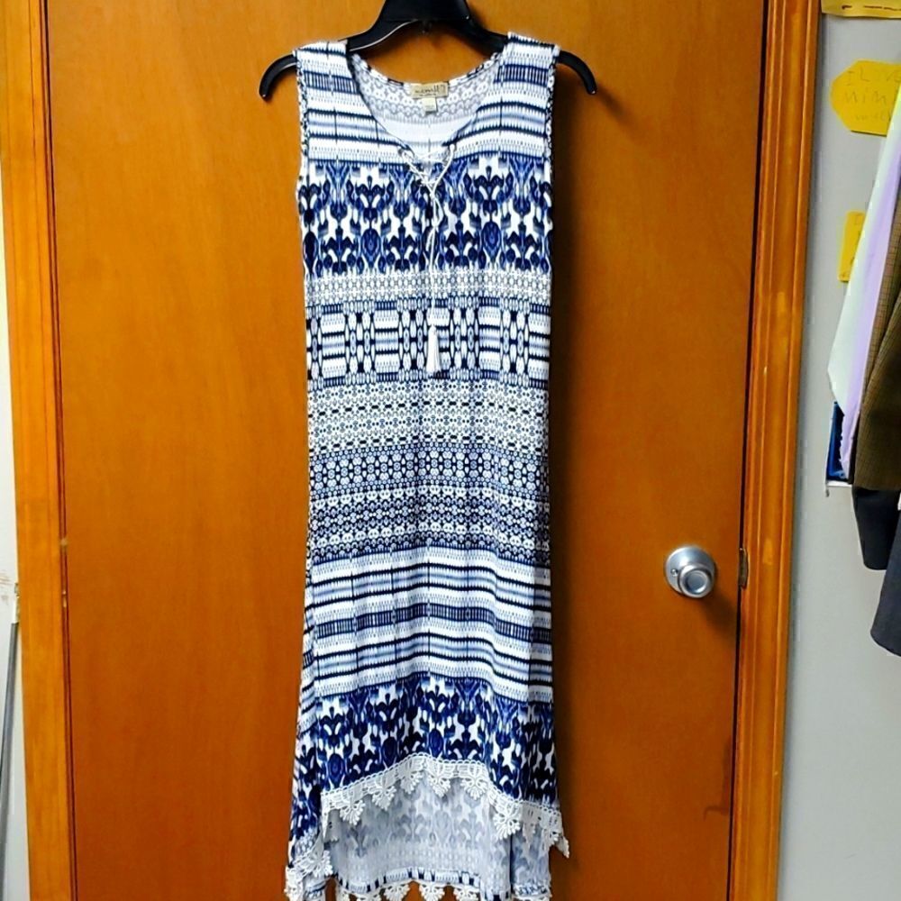  ,One world,  high low dress, size petite large